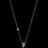 ENGELSRUFER SILVER LETTER G INITIAL CZ NECKLACE - FULL VIEW