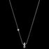 ENGELSRUFER SILVER LETTER J INITIAL CZ NECKLACE - FULL VIEW