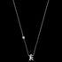 ENGELSRUFER SILVER LETTER K INITIAL CZ NECKLACE - FULL VIEW