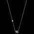 ENGELSRUFER SILVER LETTER N INITIAL CZ NECKLACE - FULL VIEW