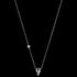 ENGELSRUFER SILVER LETTER Y INITIAL CZ NECKLACE - FULL VIEW