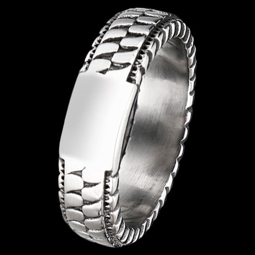 MAXIMAN ADRENALIN 6MM MEN'S STAINLESS STEEL RING