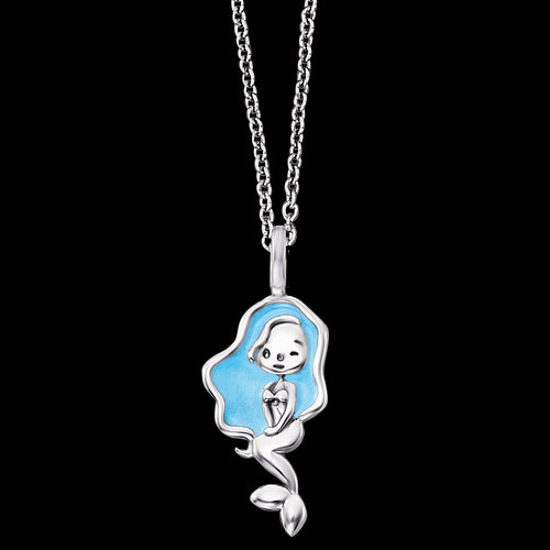 CHILDREN'S MERMAID SILVER NECKLACE | HERZENGEL