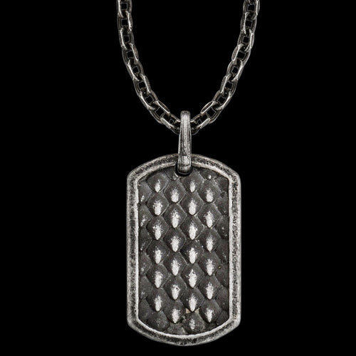 SAVE BRAVE MEN'S LUKE DOGTAG NECKLACE - ALTERNATE VIEW