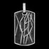 SAVE BRAVE MEN'S ROBIN DOGTAG NECKLACE - CLOSE-UP