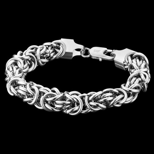 BYZANTINE CHAIN MEN'S STAINLESS STEEL BRACELET | SAVE BRAVE AUSTRALIA