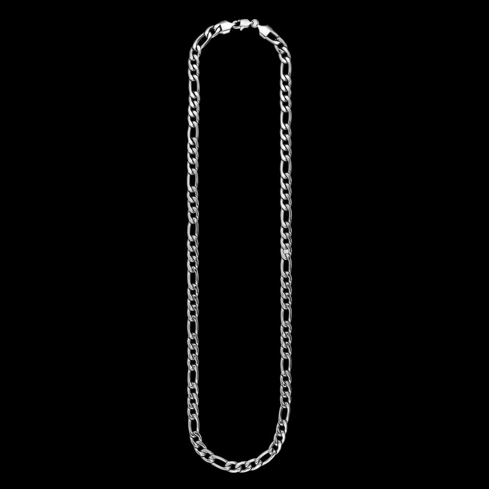 SAVE BRAVE MEN'S JACKSON STAINLESS STEEL CHAIN NECKLACE - LONG SHOT