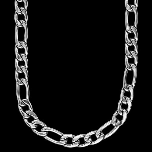 FIGARO CHAIN MEN'S STAINLESS STEEL NECKLACE | SAVE BRAVE AUSTRALIA