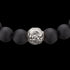 SAVE BRAVE MEN'S SILVER BLACK ONYX DRAGON BRACELET - CLOSE-UP