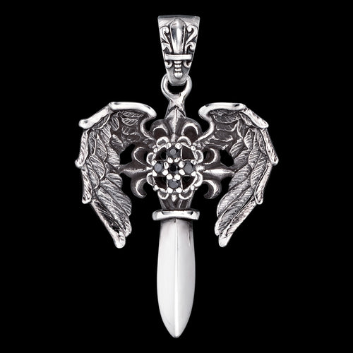 ARCHANGEL MICHAEL SWORD SILVER PENDANT | SAVE BRAVE AUSTRALIA