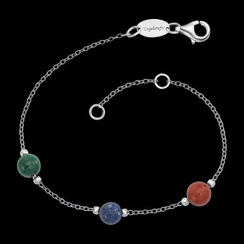 ENGELSRUFER SILVER THREE POWER STONES #2 BRACELET