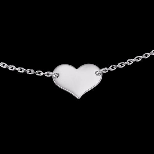 ENGELSRUFER SILVER LITTLE HEART BRACELET - CLOSE-UP