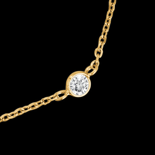 ENGELSRUFER GOLD CZ MOONLIGHT BRACELET - CLOSE-UP