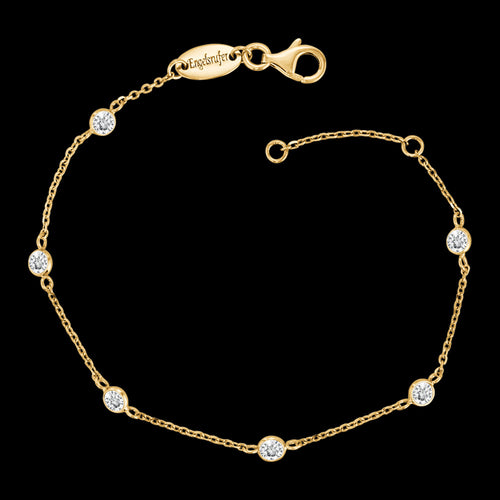 ENGELSRUFER GOLD CZ MOONLIGHT BRACELET