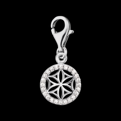 FLOWER OF LIFE CZ BRACELET CHARM | ENGELSRUFER AUSTRALIA