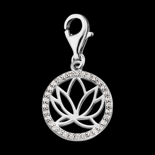 LOTUS SILVER BRACELET CHARM | ENGELSRUFER AUSTRALIA