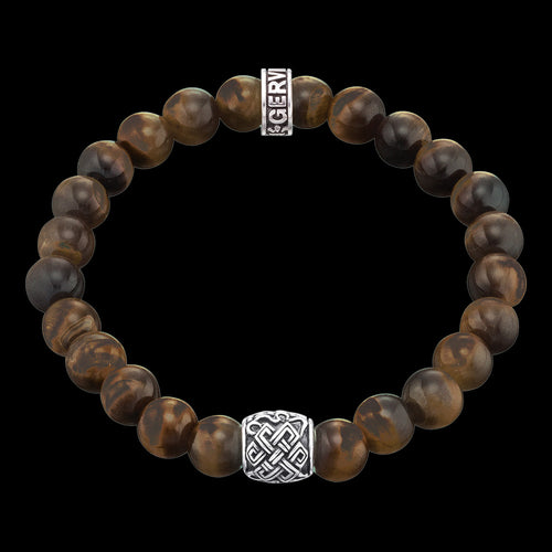 CELTIC KNOT MEN'S BRACELET BRONZITE SILVER | SAVE BRAVE AUSTRALIA