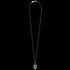 ENGELSRUFER SILVER MALACHITE POWERFUL STONE PARADISE NECKLACE - FULL VIEW