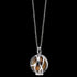 TIGER EYE INFINITY CAGE SILVER NECKLACE | ENGELSRUFER AUSTRALIA