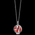 RED JASPER INFINITY CAGE SILVER NECKLACE | ENGELSRUFER AUSTRALIA
