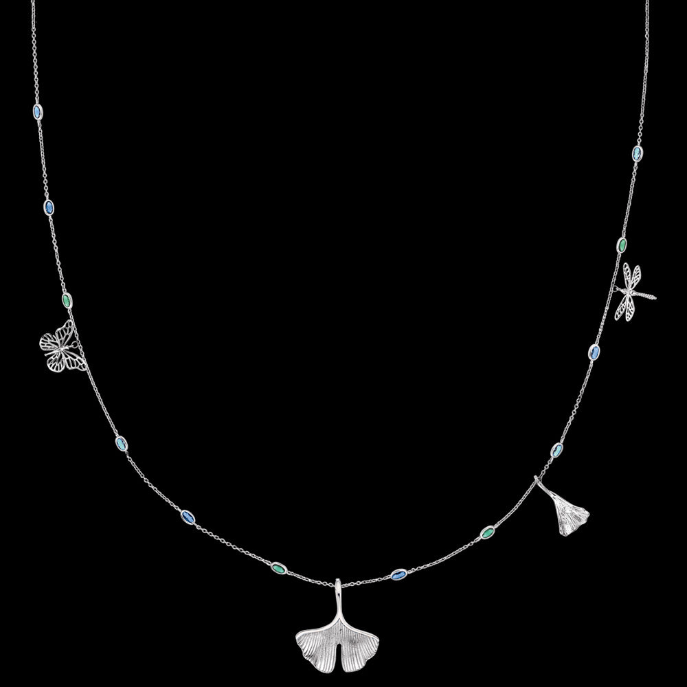 GINKGO DRAGONFLY BUTTERFLY 80CM NECKLACE | ENGELSRUFER AUSTRALIA