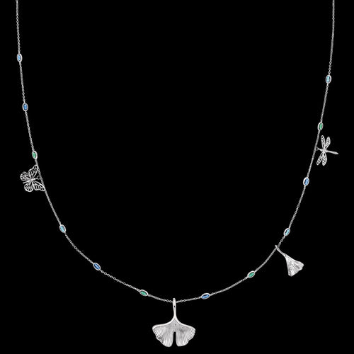 GINKGO DRAGONFLY BUTTERFLY 80CM NECKLACE | ENGELSRUFER AUSTRALIA