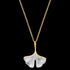 GINKGO LEAF GOLD SILVER NECKLACE | ENGELSRUFER AUSTRALIA