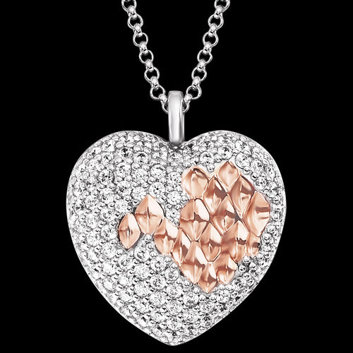 ENGELSRUFER SILVER DARLING HEART NECKLACE - CLOSE-UP