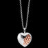 LOVE HEART SILVER ROSE GOLD NECKLACE | ENGELSRUFER AUSTRALIA