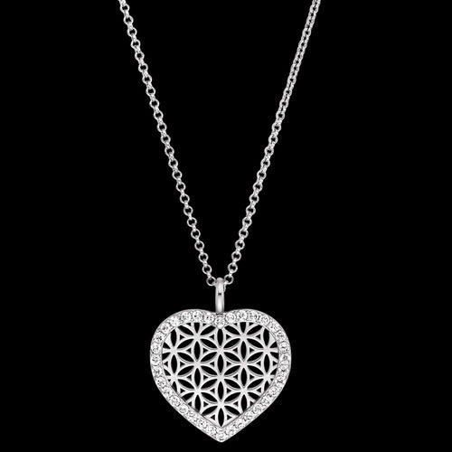 SILVER HEART FILIGREE NECKLACE | ENGELSRUFER AUSTRALIA