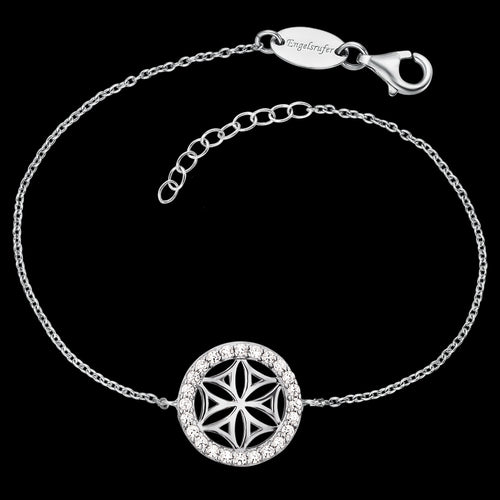 FLOWER OF LIFE SILVER BRACELET | ENGELSRUFER AUSTRALIA