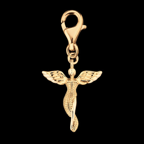 ANGEL WITH WINGS GOLD BRACELET CHARM | ENGELSRUFER AUSTRALIA