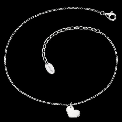 STERLING SILVER HEART ANKLET | ENGELSRUFER AUSTRALIA