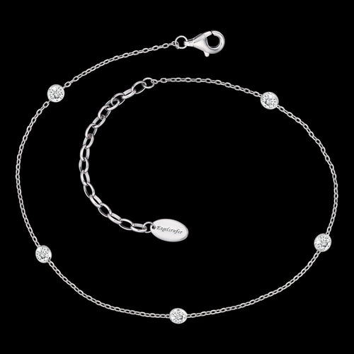 STERLING SILVER MOONLIGHT CZ ANKLET | ENGELSRUFER AUSTRALIA