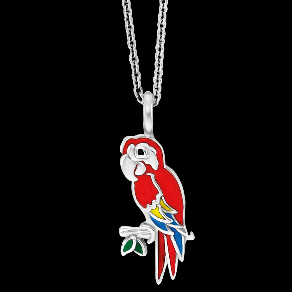 PARROT SILVER CHILDREN'S NECKLACE | HERZENGEL AUSTRALIA