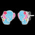 BLUE ELEPHANT SILVER ENAMEL CHILDREN'S EARRINGS | HERZENGEL AUSTRALIA