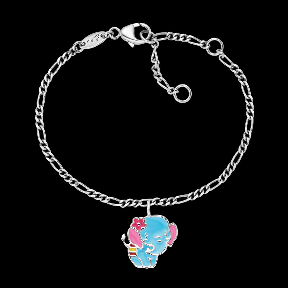 ELEPHANT CHARM CHILDREN'S ID BRACELET | HERZENGEL AUSTRALIA