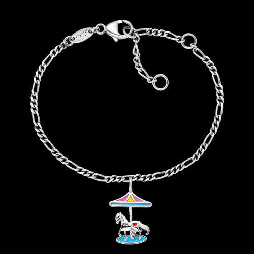 CAROUSEL HORSE CHARM CHILDREN'S ID BRACELET | HERZENGEL AUSTRALIA