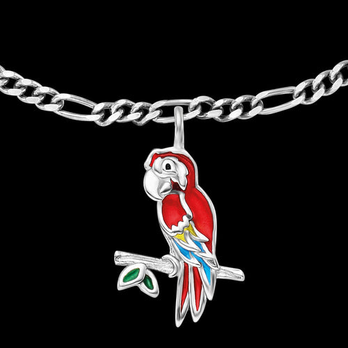 HERZENGEL PARROT ENAMEL CHILDREN'S BRACELET - CLOSE-UP