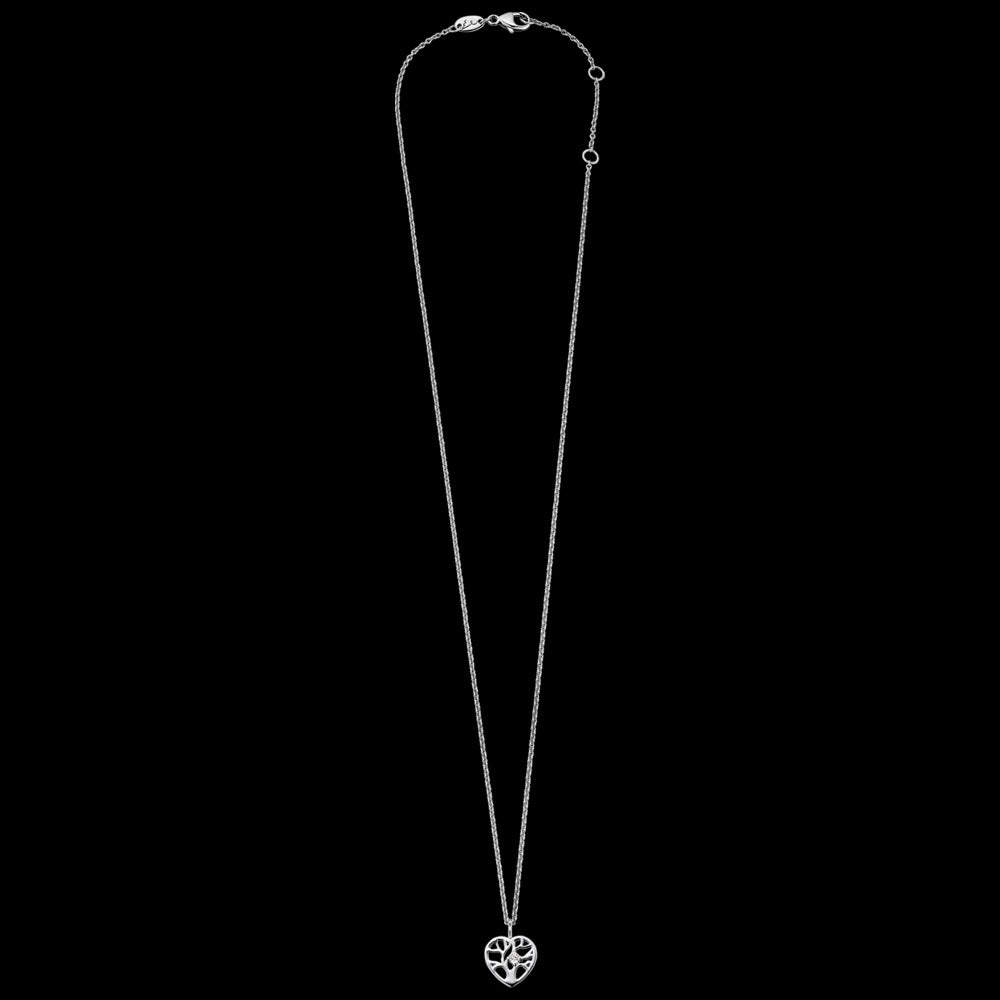 HERZENGEL TREE OF LIFE HEART CZ CHILDREN'S NECKLACE