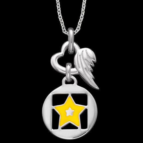 CHILDREN'S STAR HEART WING NECKLACE | HERZENGEL AUSTRALIA