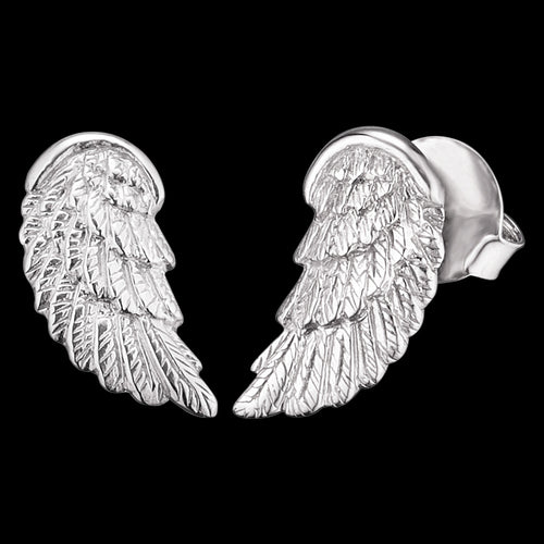 ANGEL WING SILVER CHILDREN'S EARRINGS | HERZENGEL AUSTRALIA