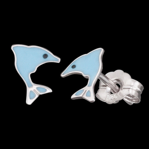 DOLPHIN SILVER CHILDREN'S EARRINGS | HERZENGEL AUSTRALIA