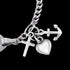 HERZENGEL FAITH, LOVE AND HOPE CHILDREN'S ID BRACELET - CHARMS CLOSE-UP