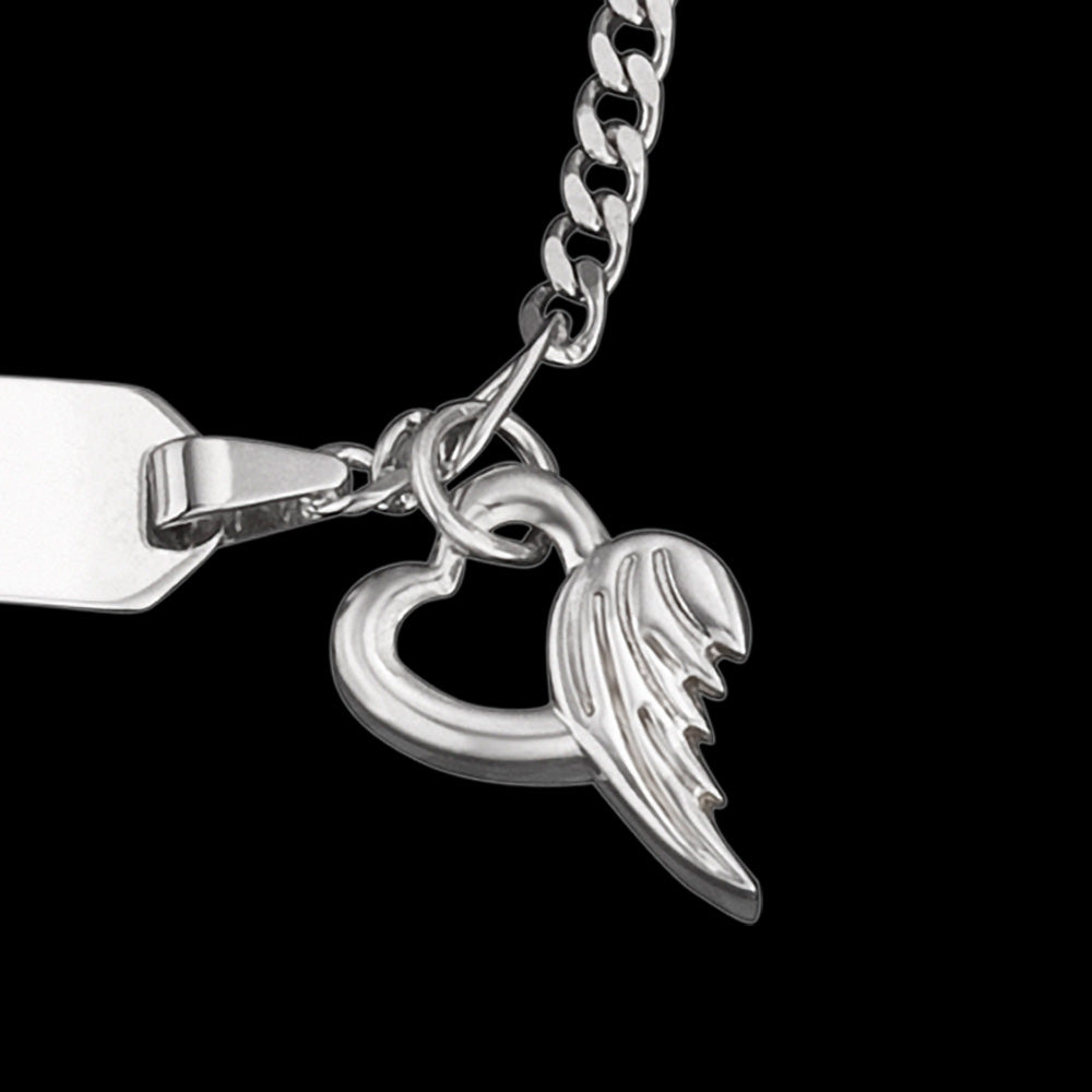 HERZENGEL ANGEL OF HEARTS CHILDREN'S ID BRACELET - CHARM CLOSE-UP