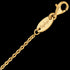 ENGELSRUFER 1.9MM GOLD BRILLO CUT CHAIN NECKLACE