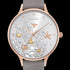 ENGELSRUFER TREE OF LIFE ROSE GOLD LEATHER WATCH - DIAL CLOSE-UP