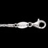 ENGELSRUFER 1.2MM SILVER WHEAT CHAIN NECKLACE - CLASP VIEW