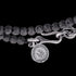 SAVE BRAVE MEN'S SILVER LAVA BEAD SWORD WRAPAROUND BRACELET - CLOSE-UP