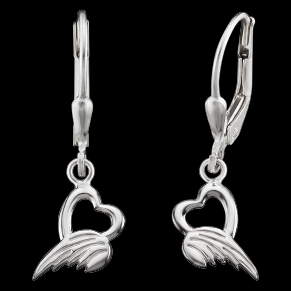 ANGEL OF HEARTS CHILDREN'S HOOP EARRINGS | HERZENGEL AUSTRALIA